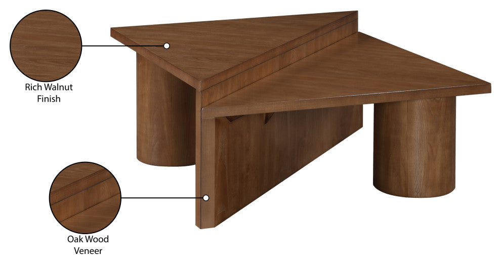 Pavillion Coffee Table, Walnut