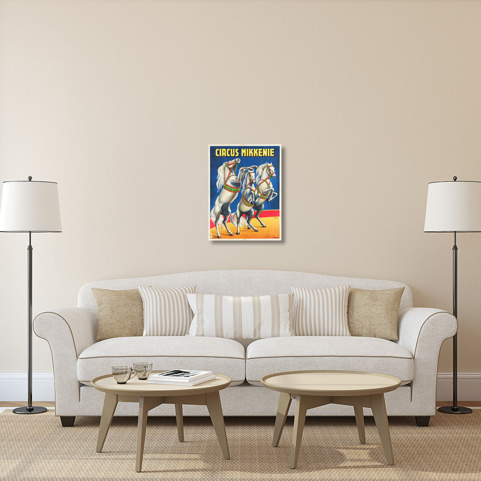 "Circus Mikkenie" Stretched Canvas Giclee by Hollywood Photo Archive, 23"x30"