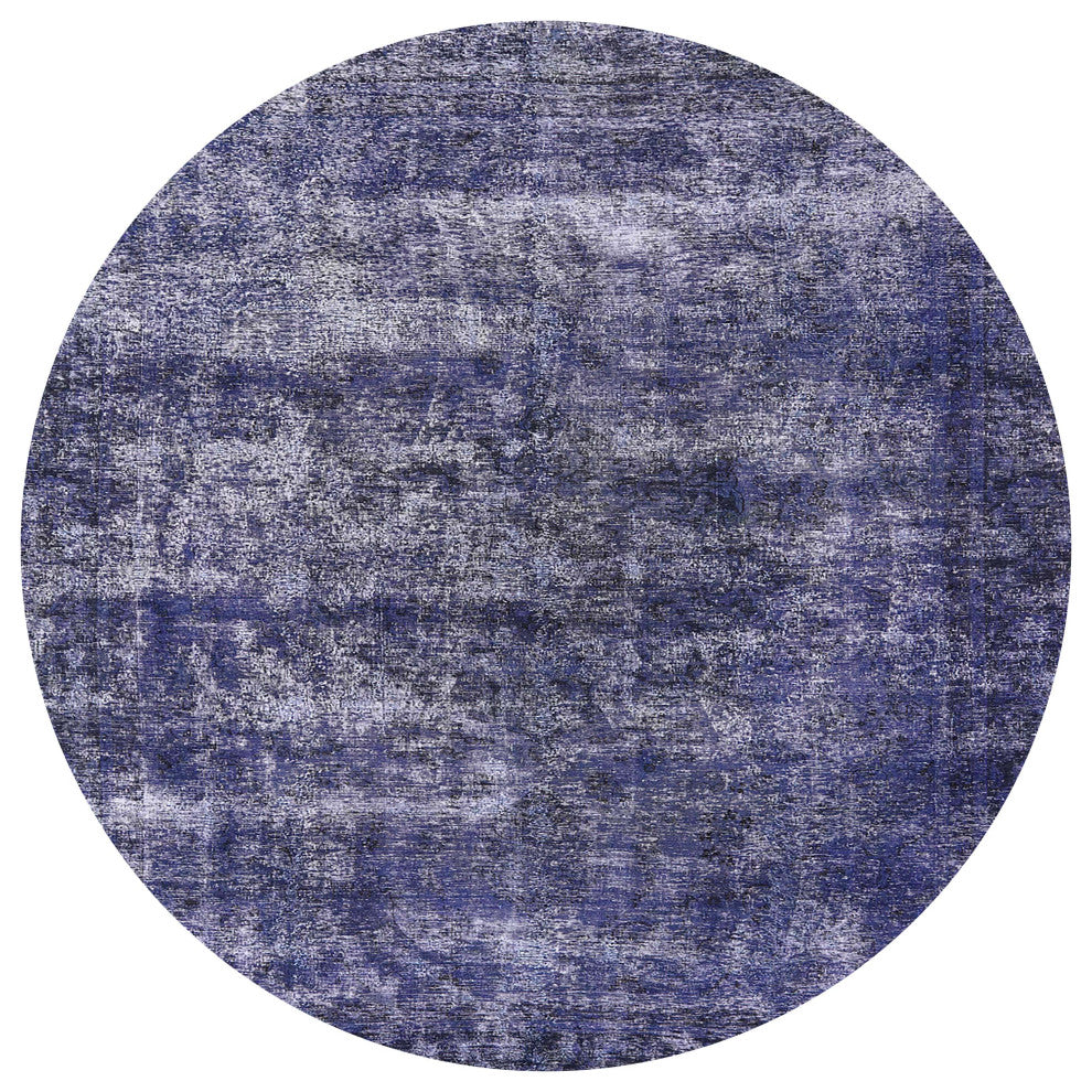 Ahgly Company Indoor Round Mid-Century Modern Area Rugs, 8' Round