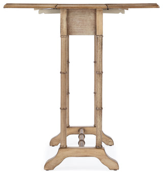 Darrow Drop-Leaf Wood Side Table, Antique Beige