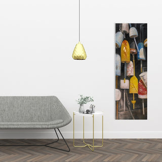 Old Lobster Buoys Print on Wrapped Canvas