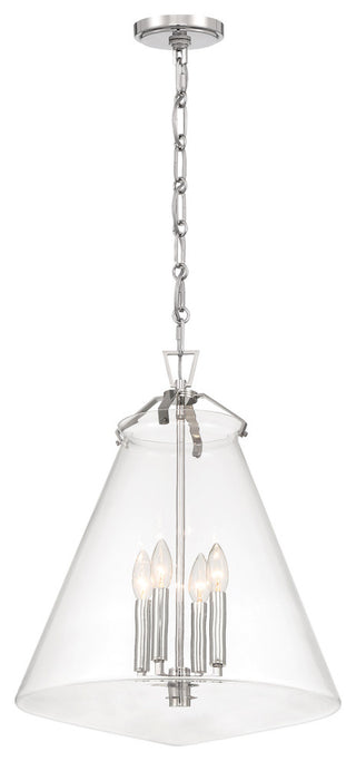 Crystorama Lighting Group VSS-7018 Voss 4 Light 18"W Taper Candle - Polished