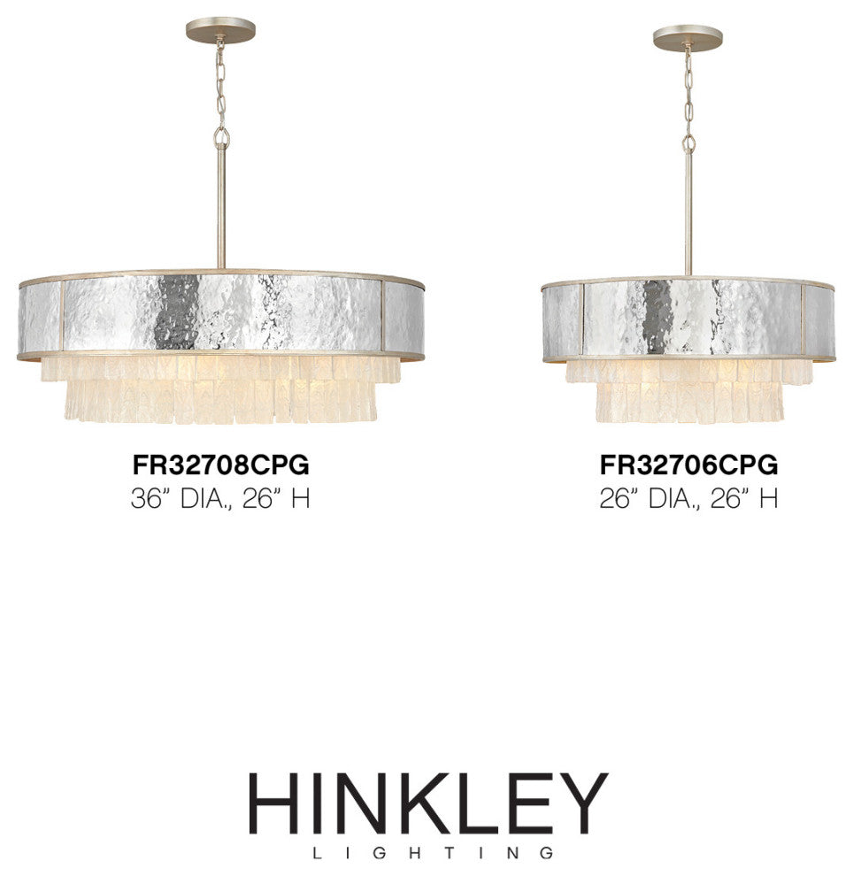 Reverie 8-Light Chandelier in Champagne Gold