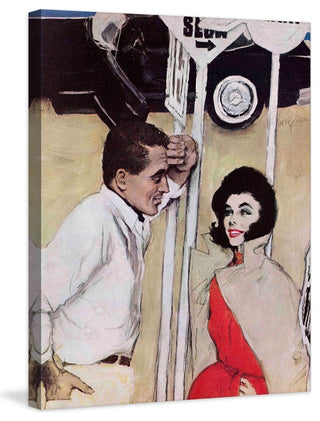 "Handsome Samaritan" Painting Print on Wrapped Canvas