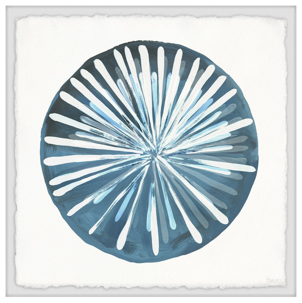 "Summer Floral Eye" Framed Painting Print, 12"x12"