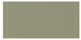 Metro 3"x6" Glass Subway Tile,Glossy Jade Green, Sample