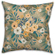 Beige Tropical Floral 18x18 Spun Poly Pillow