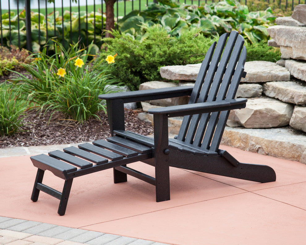 Ivy Terrace Classics Ultimate Adirondack Chair, Slate Gray