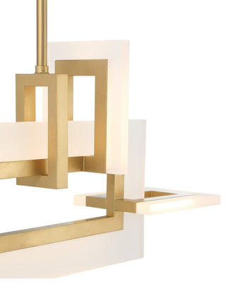 Inizio 1-Light 15.5" Chandelier, Gold