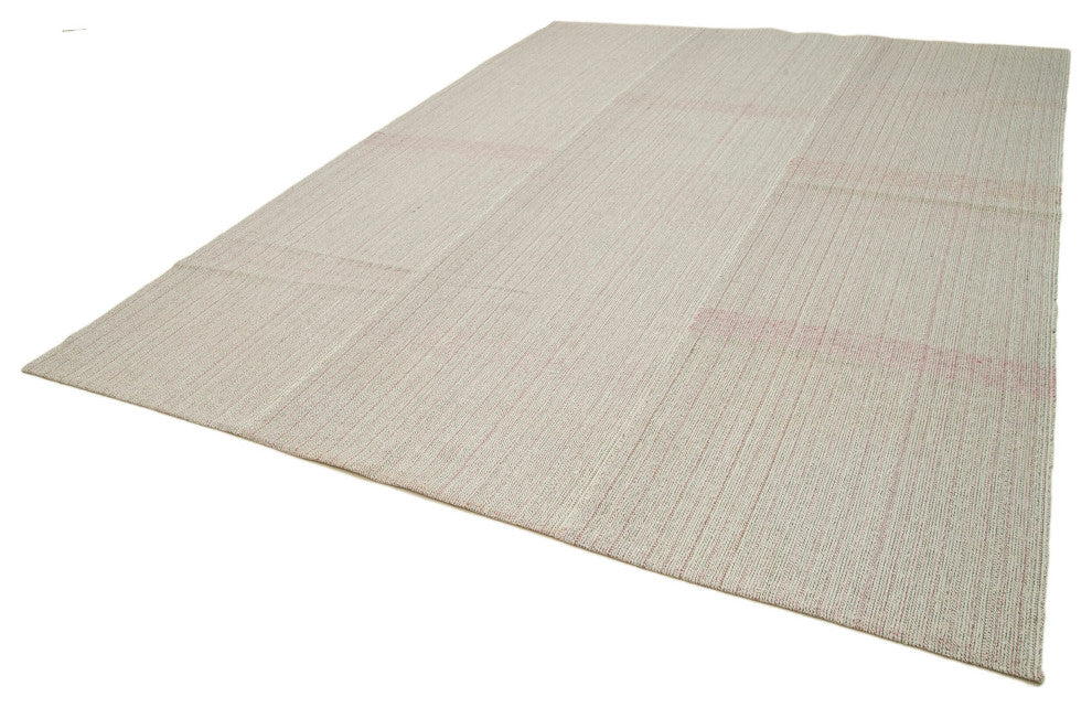 Rug N Carpet - Handmade Turkish 9' 0'' x 12' 0'' Decorative Wool Kilim Rug