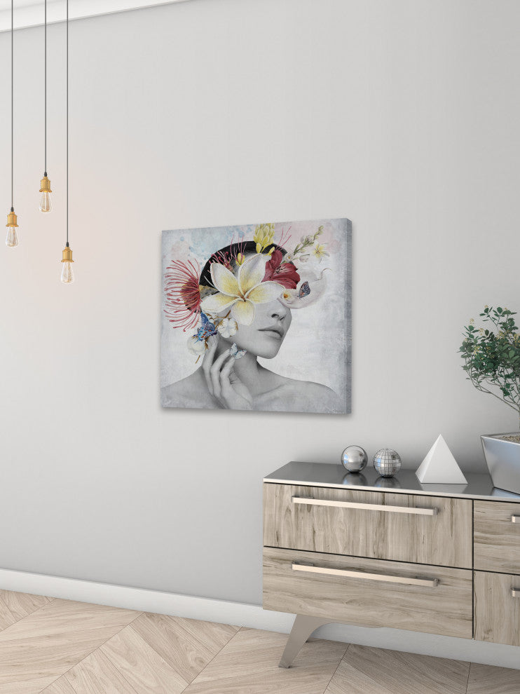 "Be Beautiful and Be You" Painting Print on Wrapped Canvas, 24x24