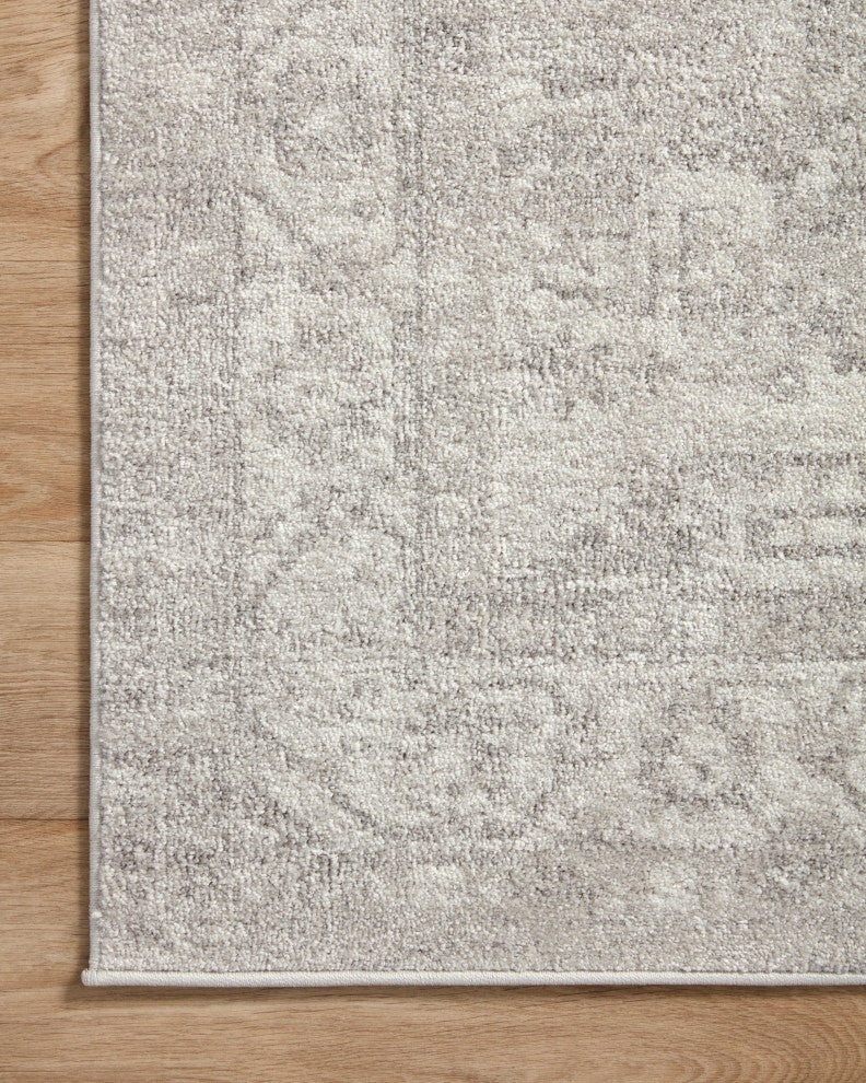 Loloi II Odette Silver / Ivory 5'-3" x 7'-9" Area Rug