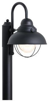 Generation Lighting Lighting 1-Light Outdoor Post Lantern, Black