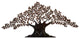 Urban Designs Handcrafted Tree of Life Large Metal Wall Art Decor, 7 Feet