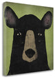 "The Black Bear" By Ryan Fowler, Giclee Print on Gallery Wrap Canvas