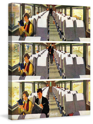 "Commuter Pickup" Painting Print on Canvas by Thornton Utz