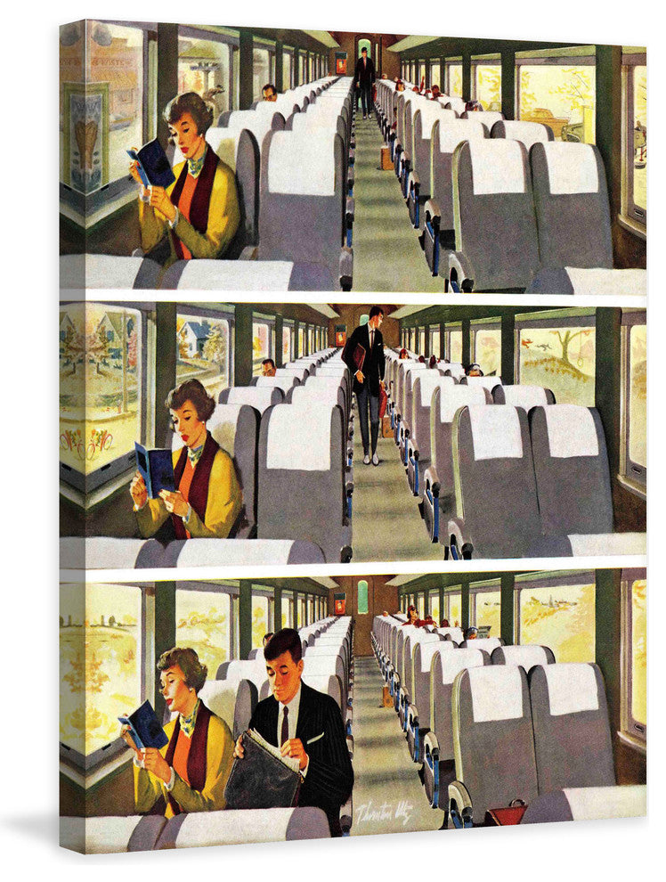 "Commuter Pickup" Painting Print on Canvas by Thornton Utz