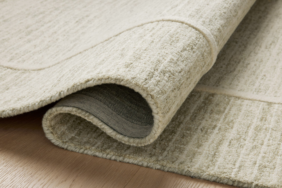 Chris Loves Julia x Loloi Briggs Sage / Ivory 7'-9" x 9'-9" Area Rug