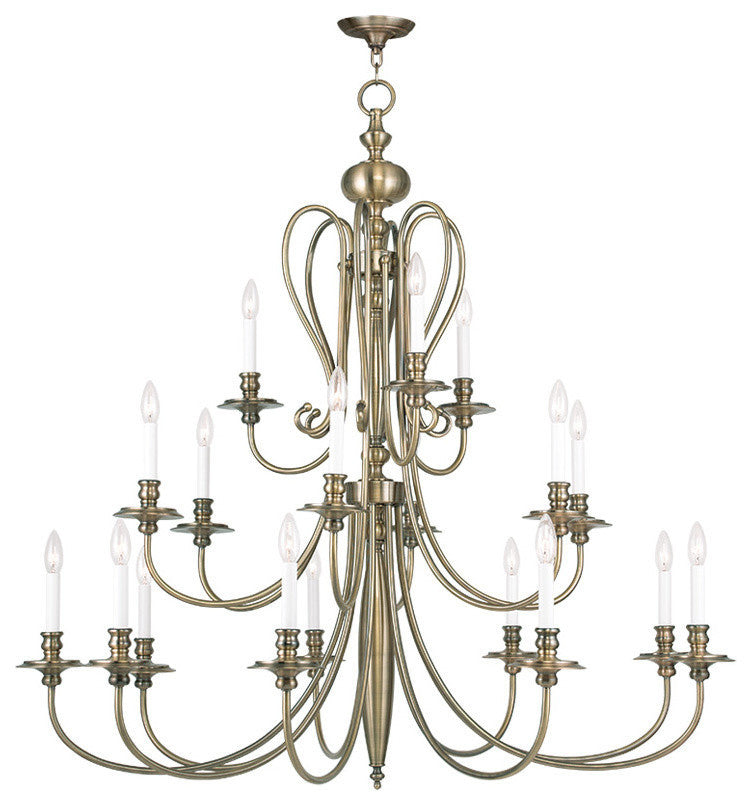 Caldwell Chandelier, Antique Brass
