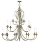 Caldwell Chandelier, Antique Brass