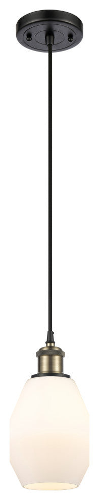 Innovations 516-1P-BAB-G651-6-LED 1-Light Mini Pendant Black Antique Brass