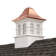 Smithsonian Montgomery Vinyl Cupola With Copper Roof 26" x 42", 36" X 57"
