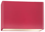 Ambiance Large ADA Wide Rectangle Wall, 12", Cerise