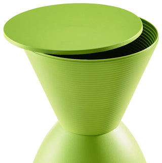Modern Contemporary Stool, Green, Plastic