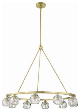 Crystorama Lighting Group ARA-10265 Aragon 10 Light 36"W LED - Soft Brass