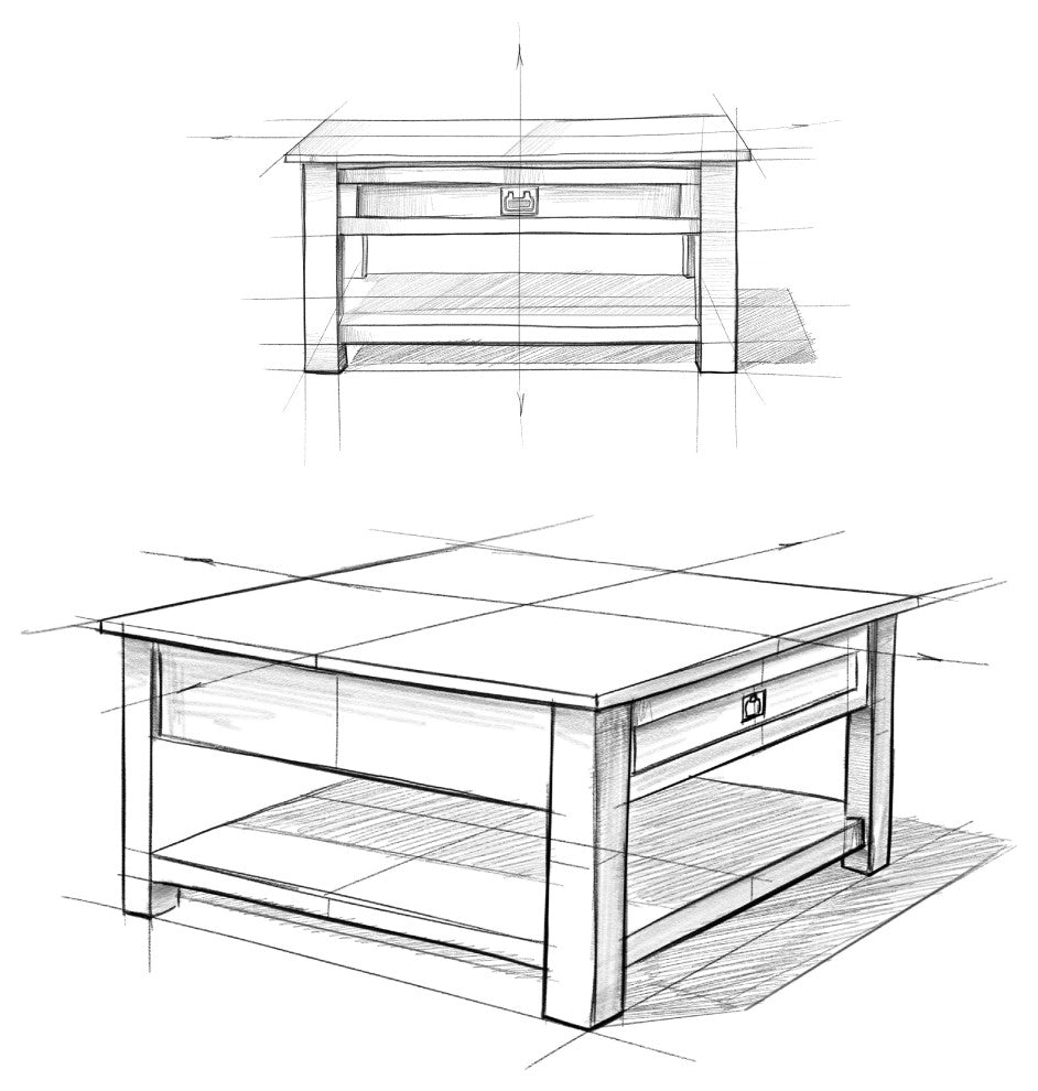Monroe Square Coffee Table