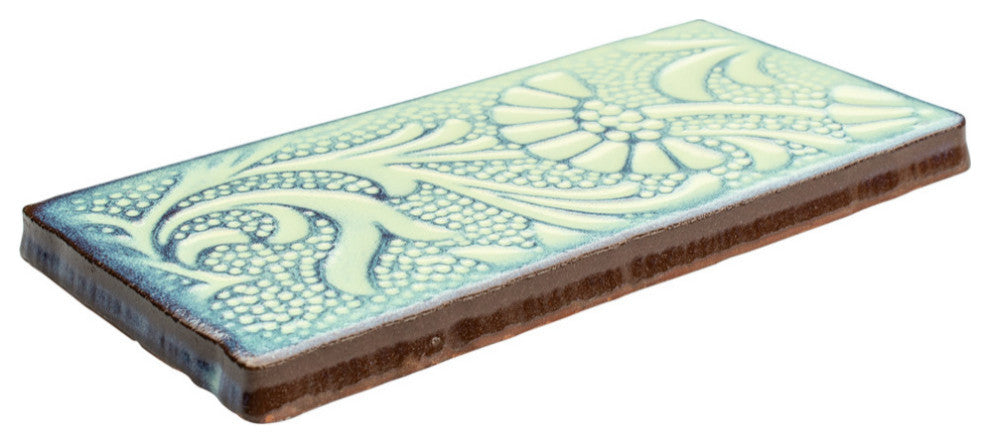 Antic Feelings Ceramic Wall Tile, Aqua Marina, Sample