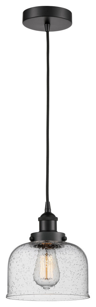 Innovations 616-1PH-BK-G74-LED 1-Light Mini Pendant, Matte Black