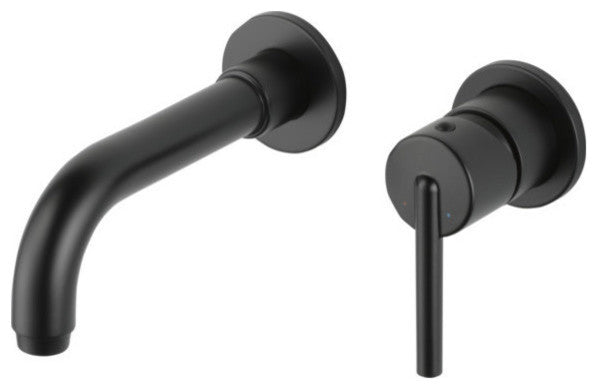Delta Trinsic Single Handle Wall Mount Faucet Trim, Matte Black, T3559LF-BLWL