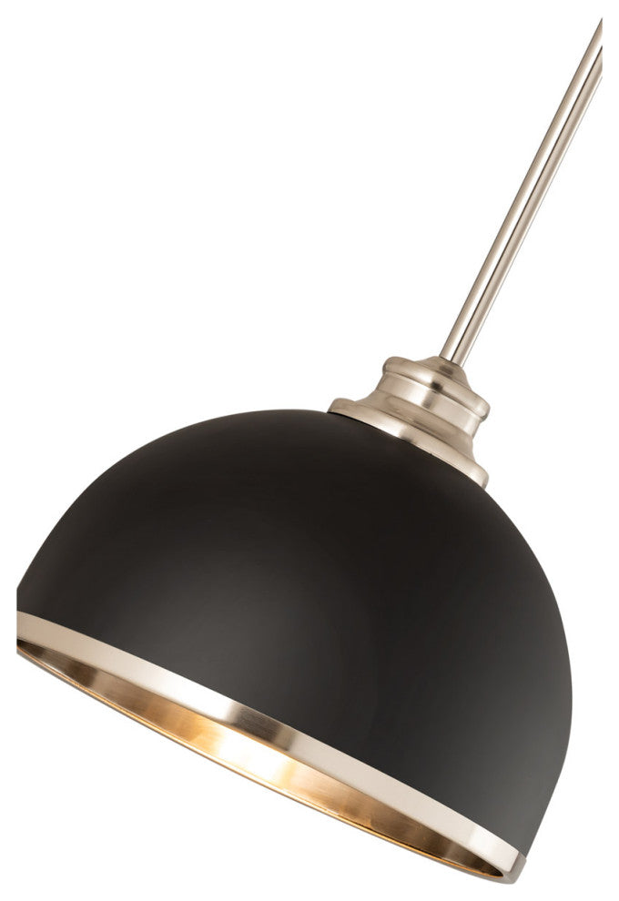 Zlite 6014-18MB 1-Light Chandelier, Matte Black