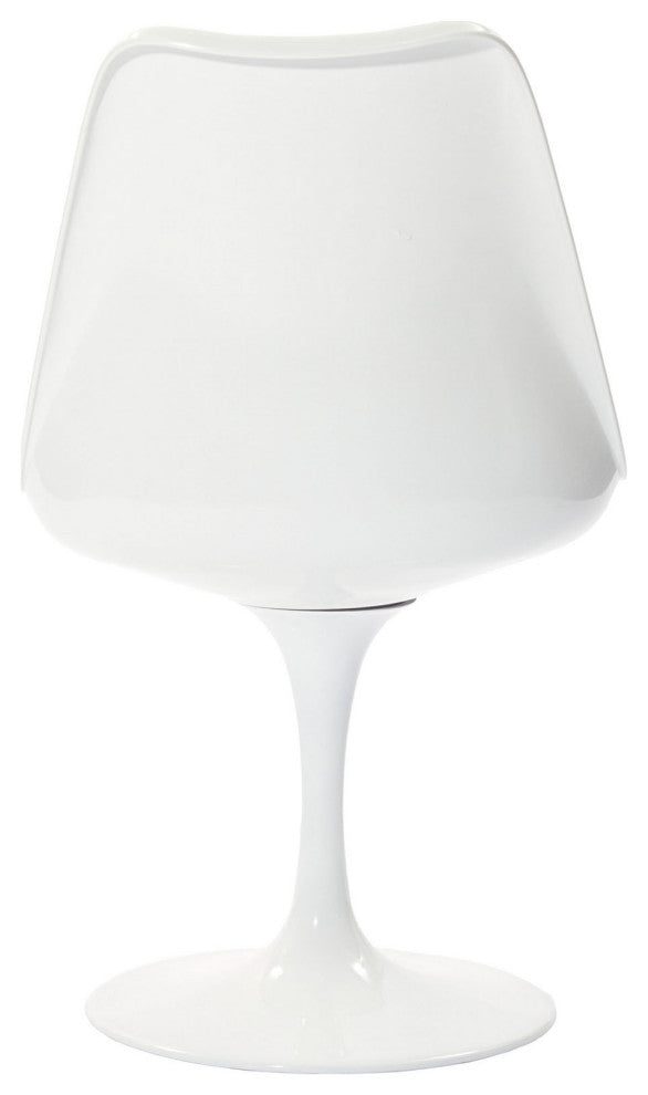 Modern Red Tulip Dining Fabric Side Chair