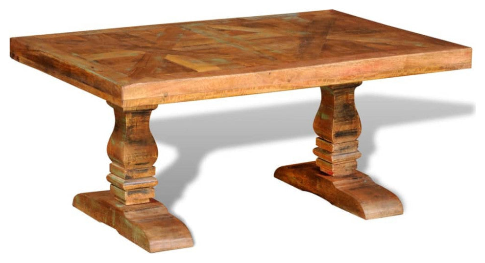 vidaXL Coffee Table Solid Reclaimed Wood