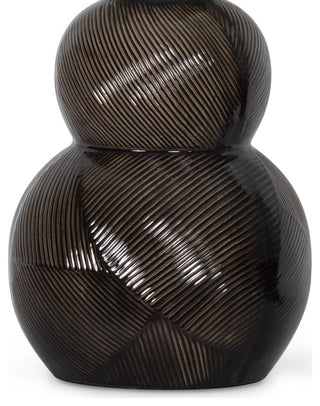 Hugo Ceramic Table Lamp, Black