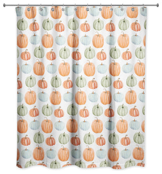 Pumpkin Pattern 71"x71" Shower Curtain