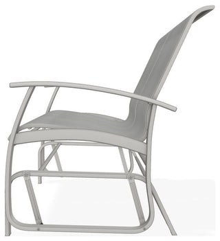 Belle Isle Sling 2-Seat Glider, Alloy/Snow