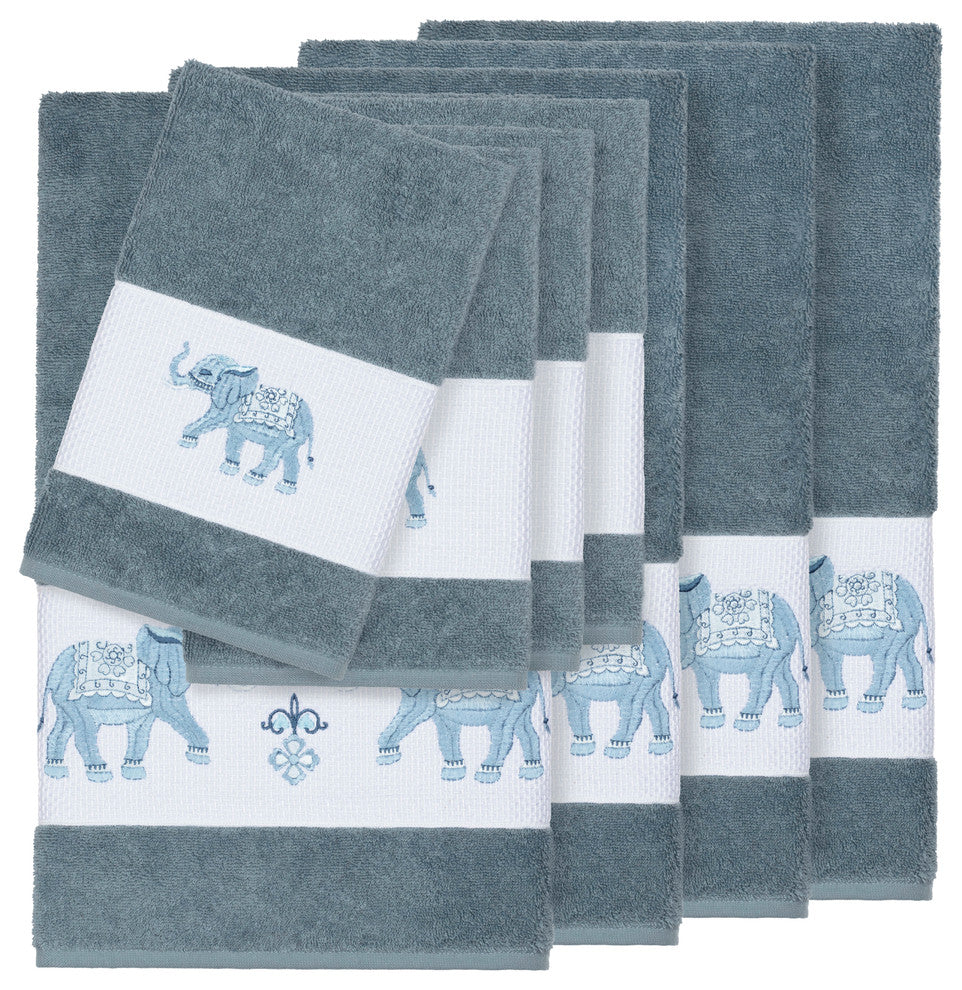 Quinn 8 Piece Embellished Towel Set