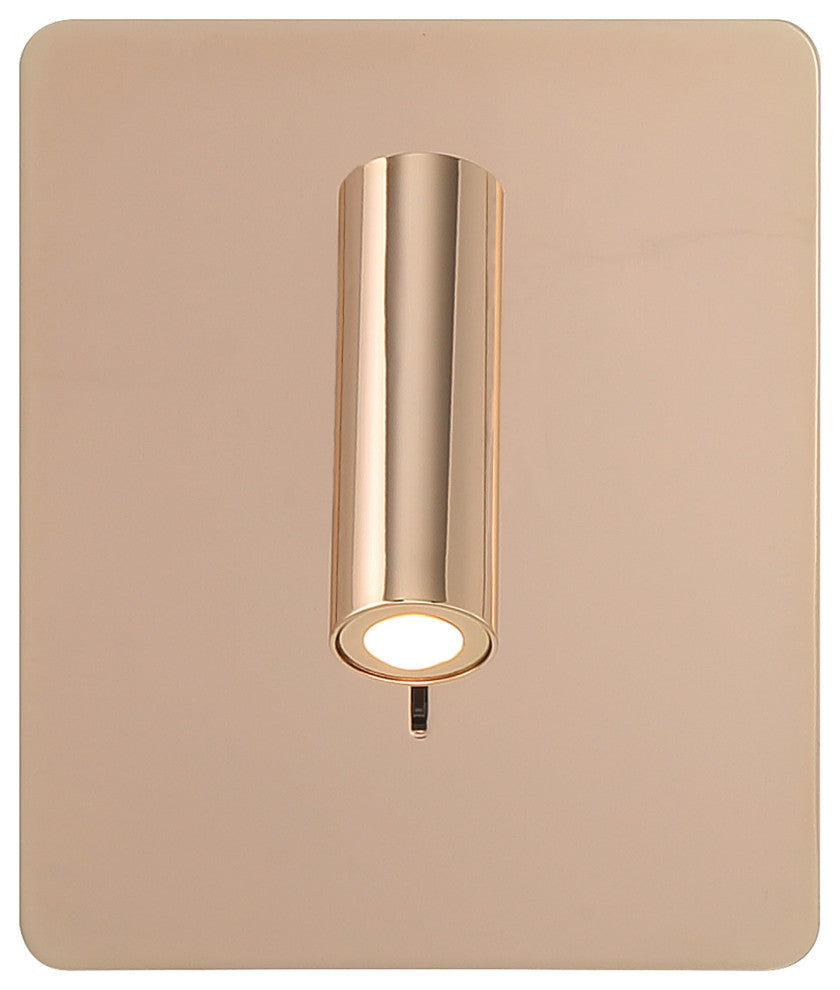 Villa LED Reading Light, Gold