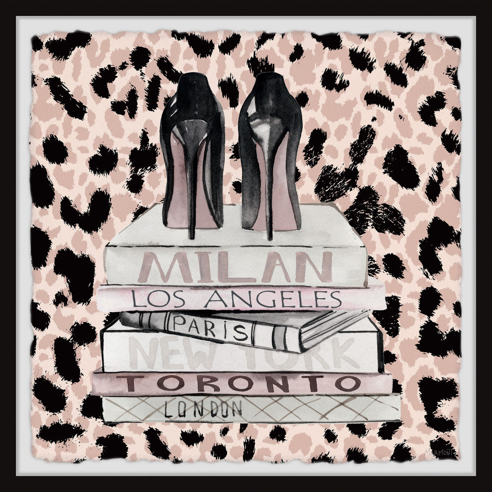"Runway Ready" Framed Painting Print, 24x24
