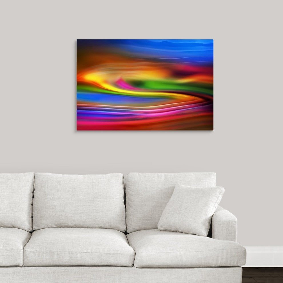 "The Long Road to the Sea" Wrapped Canvas Art Print, 36"x24"x1.5"
