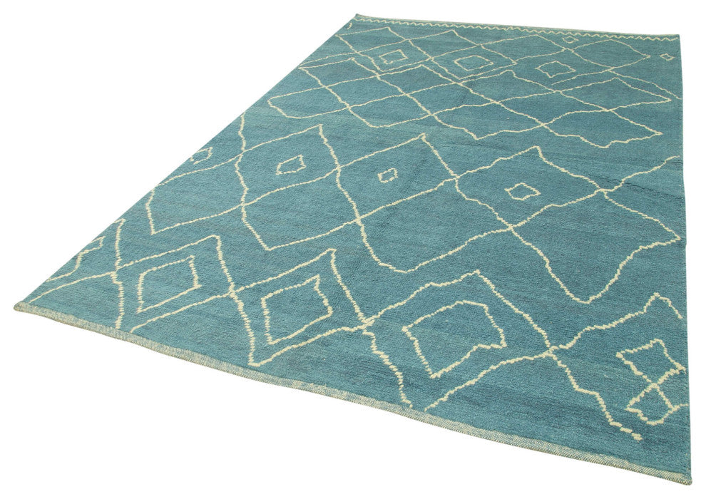 Rug N Carpet - Handmade One-of-a-Kind 6' 6'' x 9' 11'' Moroccan Area Rug