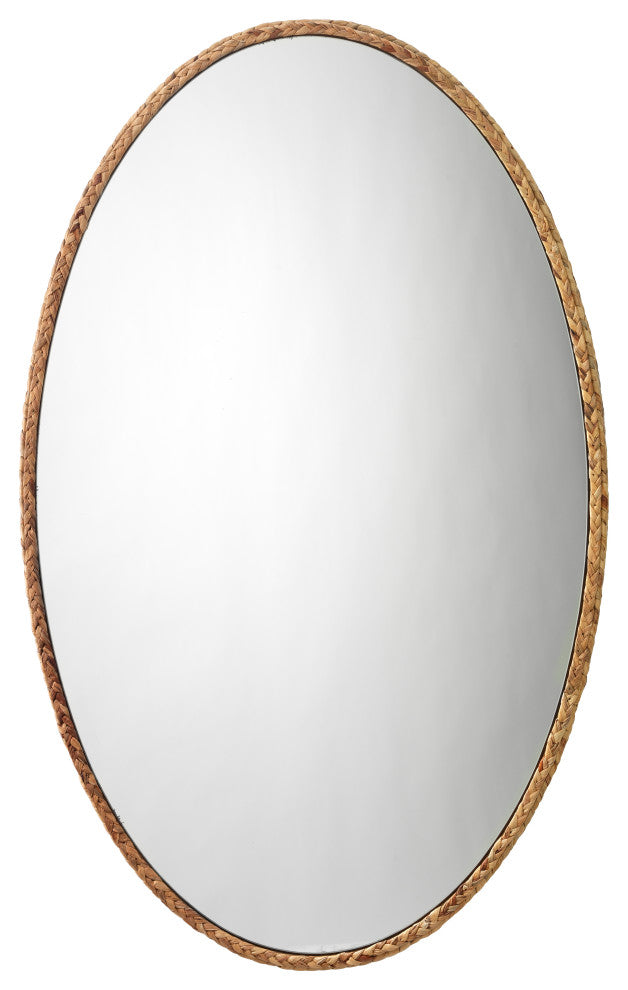 Sparrow Braided Oval Mirror