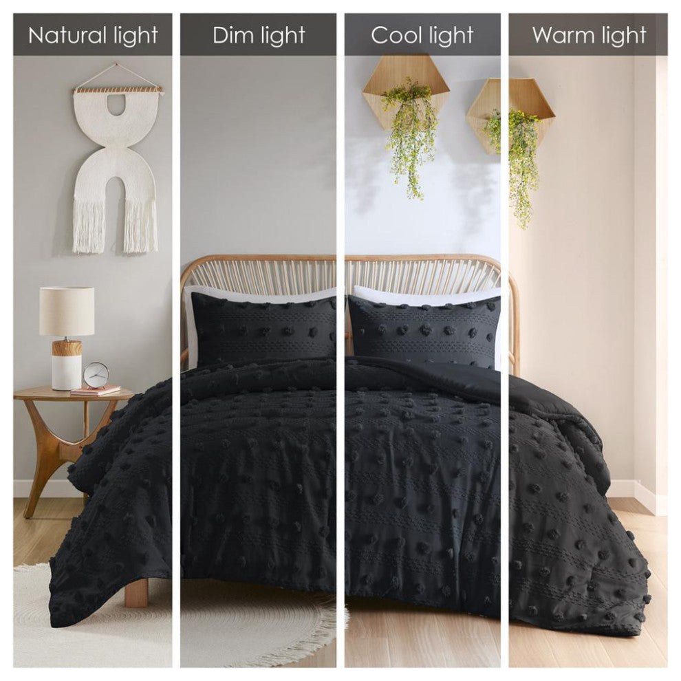 Clip Jacquard Comforter Set