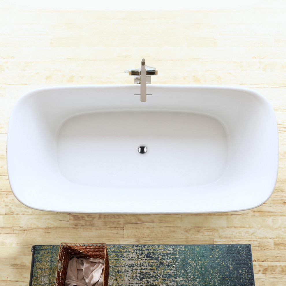 Orion Soaking Bathtub, 59"x31.5", 59"
