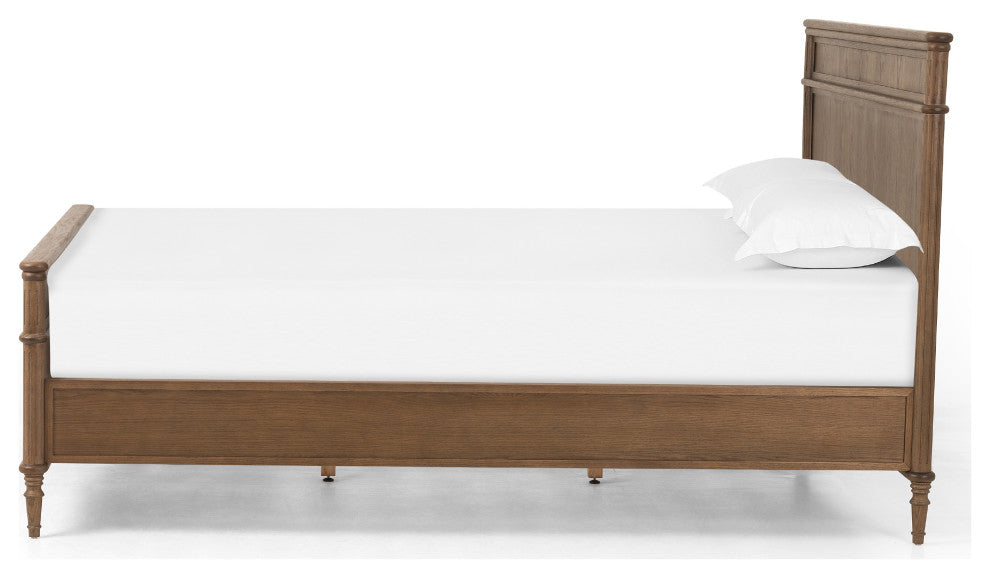 Toulouse Bed-Toasted Oak-Queen