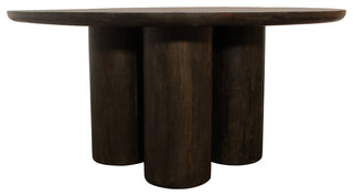 Sullivan 63" Dining Table With 6 Galway Gray Side Chairs