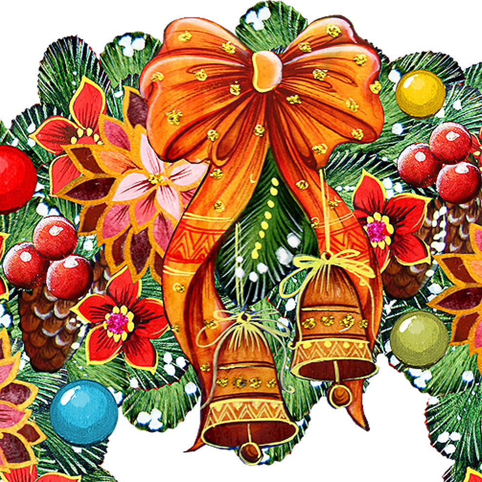 Christmas Wreath Door Hanger